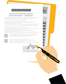 Contract with Folder