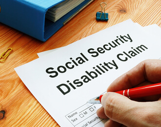 filling out social security disability claim paperwork