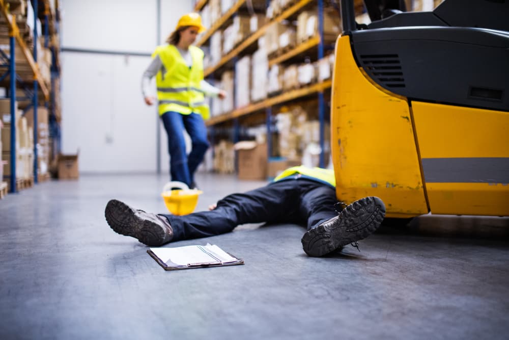 Injured worker after an accident