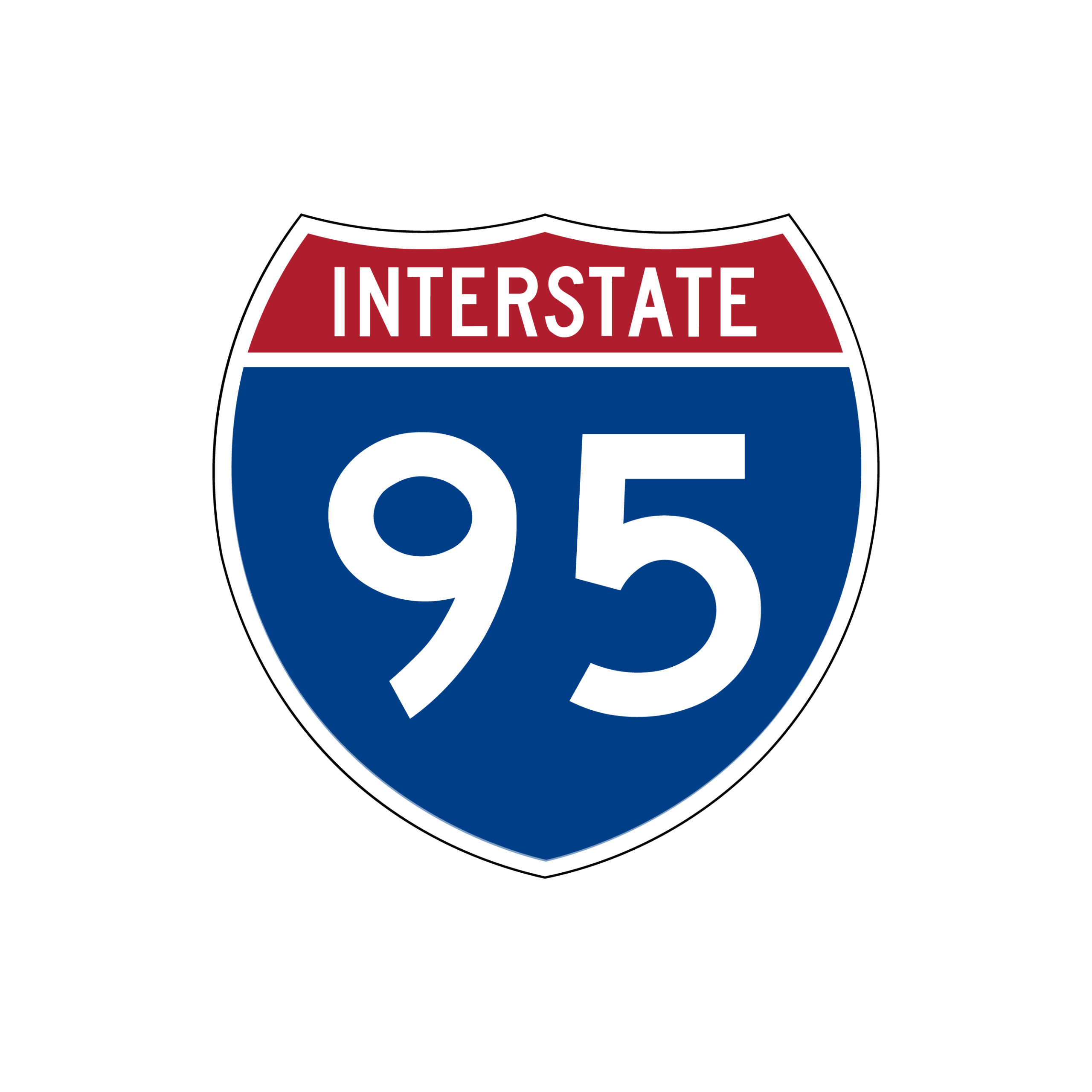 interstate 95 road sign