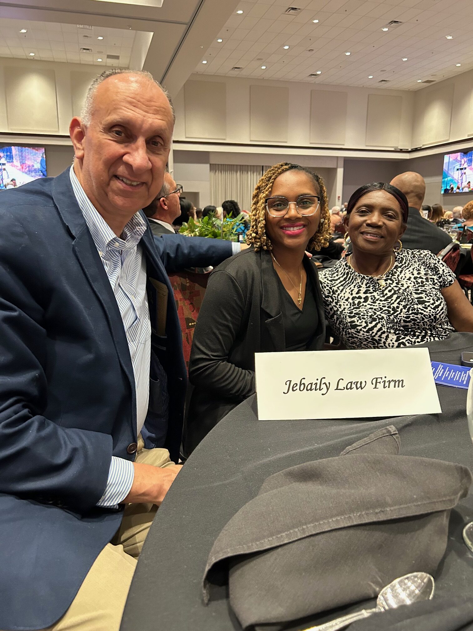 George Jebaily with Jocelyn Alexander seated at gala for The School Foundation