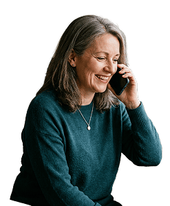 woman on phone